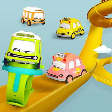 DIGITAL RC WATCH TOY CAR WITH LIGHT AND SOUND